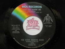  The Steve Gibbons Band - Tulane / Now You Know Me, 45 RPM G+ (T8)