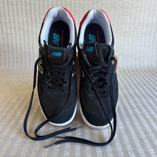 New Balance Mens 574 Courtline CT574BNH Black Blue Court Shoes Sneakers Size 8.5 - 第 13/20 張圖片