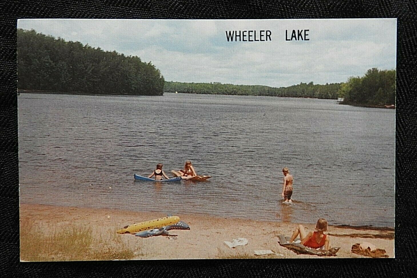 c.1971 "WHEELER LAKE" LAKEWOOD WI WISCONSIN RPPC POSTCARD VERY NICE