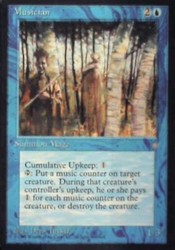 Musician #85 Ice Age MTG Rare Blue Creature