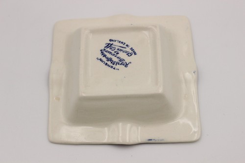 Royal Staffordshire Tonquin Blue Ashtray Fine China England Vtg Transferware E - Picture 5 of 6