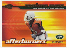 2001 Pacific Invincible Afterburners Santana Moss /2000 #14