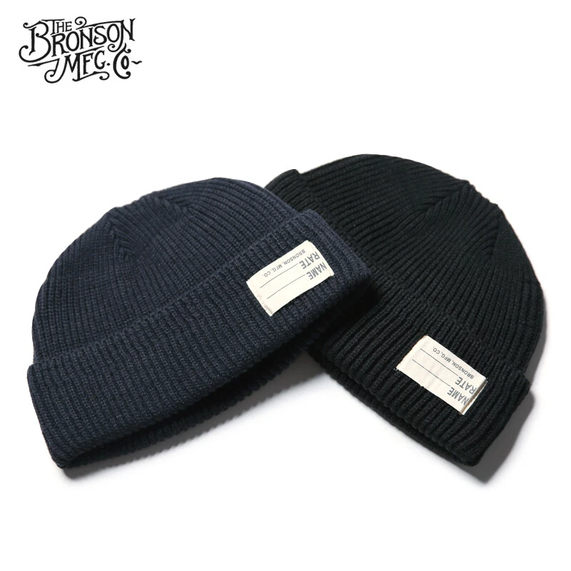 Bronson WW2 40s US Navy Watch Cap USN Outdoor Military Hat Wool