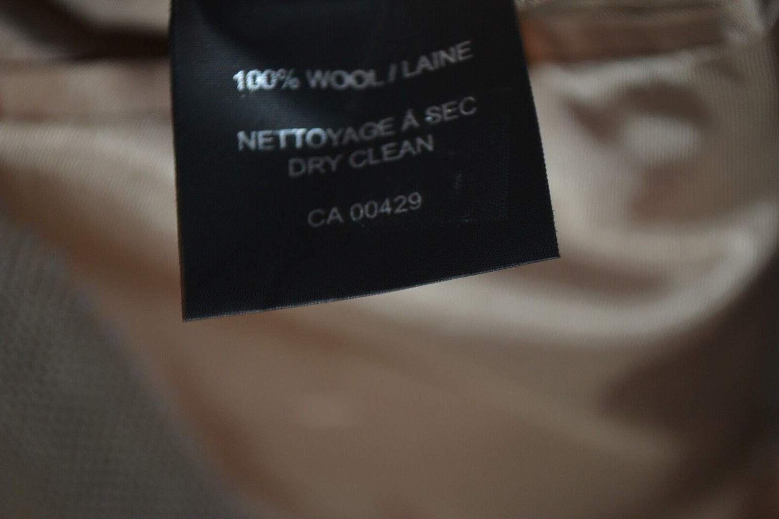 Peter Millar Men Beige Wool Partial Lining 2 Fron… - image 13