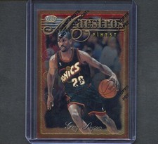 Gary Payton 1996-97 Topps Finest #25 MAESTROS w/ Coating Seattle Super Sonics