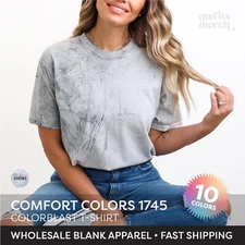 Comfort Colors 1745 Color Blast Unisex Short Sleeve Heavyweight Crewneck T-Shirt