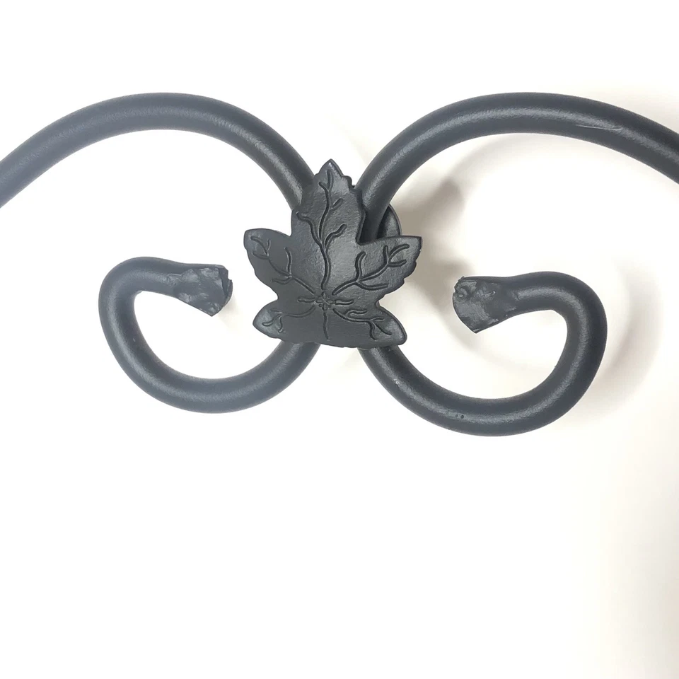 Longaberger Large Tapered PaperBin Tray Wrought Iron Stand EUC Large EUC - Image 3 of 4