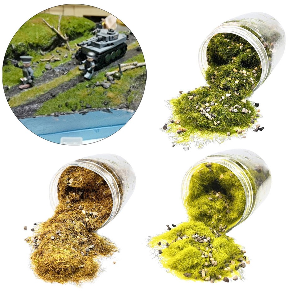 Fake Grass Flock Scenery Materials for Model Train Building Railway