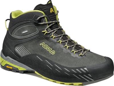 Asolo Eldo Mid LTH Men's Hiking Boots, Graphite/Green Oasis, M10
