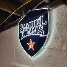 Samuel Adams LED Light Beer Sign Decor 22 x 20