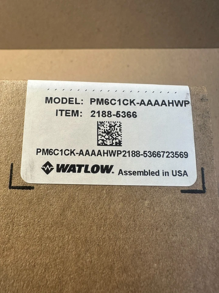 Watlow 2188-5366 EZ-ZONE PM Legacy Panel Mount Controller PM6CICK-AAAAHWP - Image 4 of 4