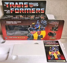 TRANSFORMERS G1 AUTOBOT TRAILBREAKER BOX, INSERTS, BUBBLE, & MANUAL NEW! ROBOT