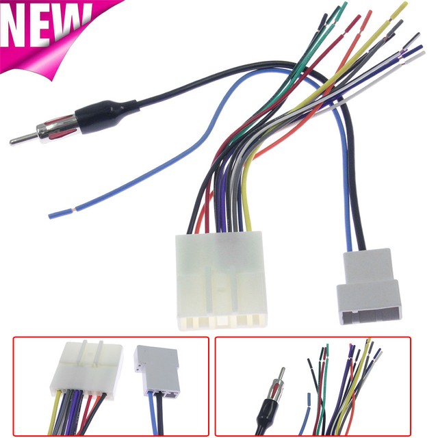 Car Radio Stereo Wiring Harness + Antenna Adapter for 20072012 Nissan