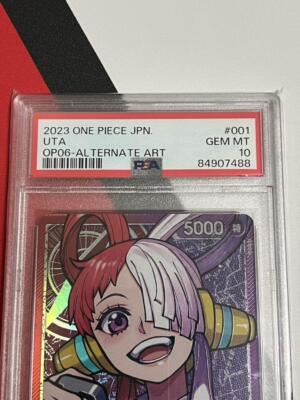 【PSA10】 UTA set PSA10 Uta Set OP06-001 OP02-120 One Piece Card Collection Graded