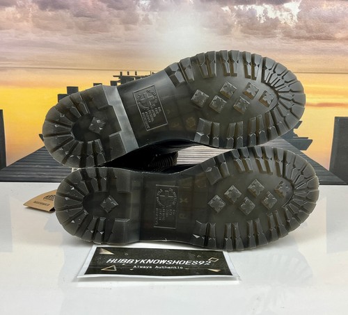 DR. MARTENS Combat Boots 1460 Serena Collar Faux Fur Lined Brown Women’s Size 9 - Picture 7 of 10