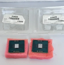 Lot Of 2 Intel Core Duo T2500 2.0 GHz Dual Core Laptop CPU SL8VP