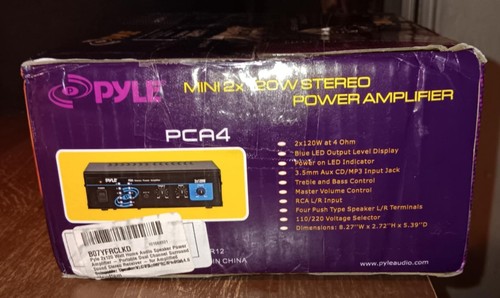 Pyle PCA4 240W 2 Channel Power Amplifier - Black - Picture 3 of 5