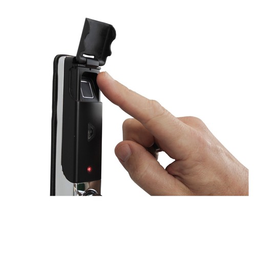 Q-SMART Fingerprint Lock Door Handle (Matt Black) Blusafe Origin GreenteQ - Picture 4 of 14