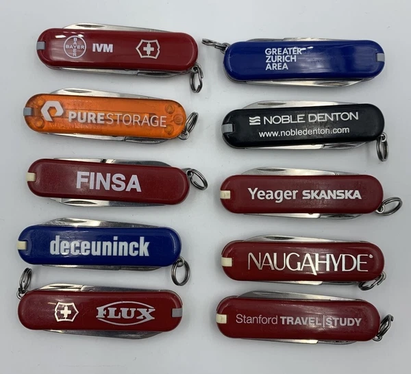 Victorinox Classic Logo Swiss Army Knife Different Company Ads Your Choice