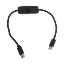Type C Male To Male Charging Cable 15W Quick Charging On/Off Switches Line Cord
