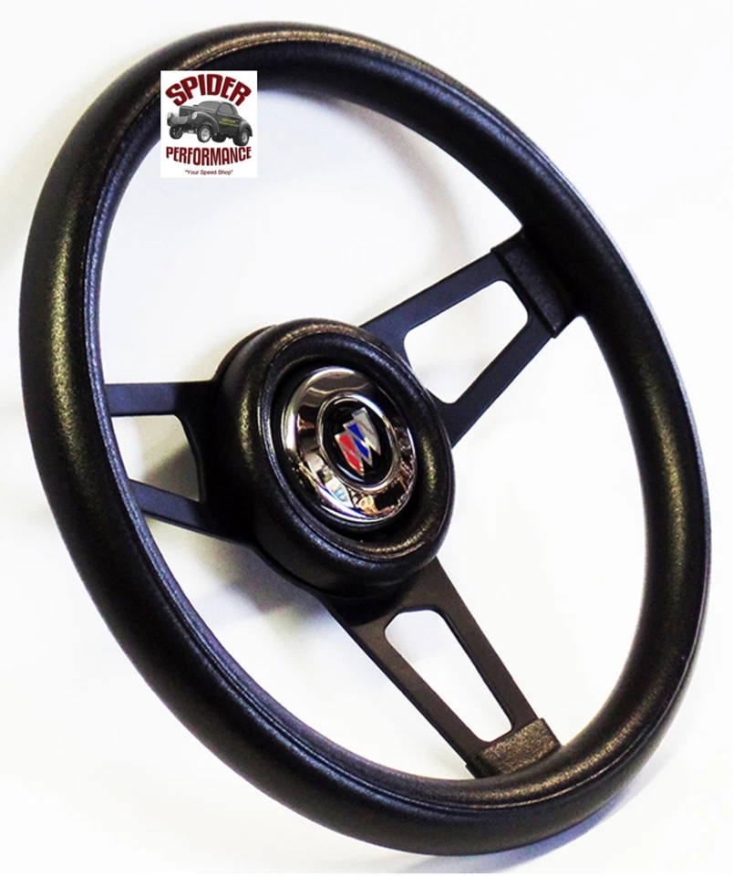 Volante Buick 1969-1989 13 3/4" radio negro Foto 2 de 4