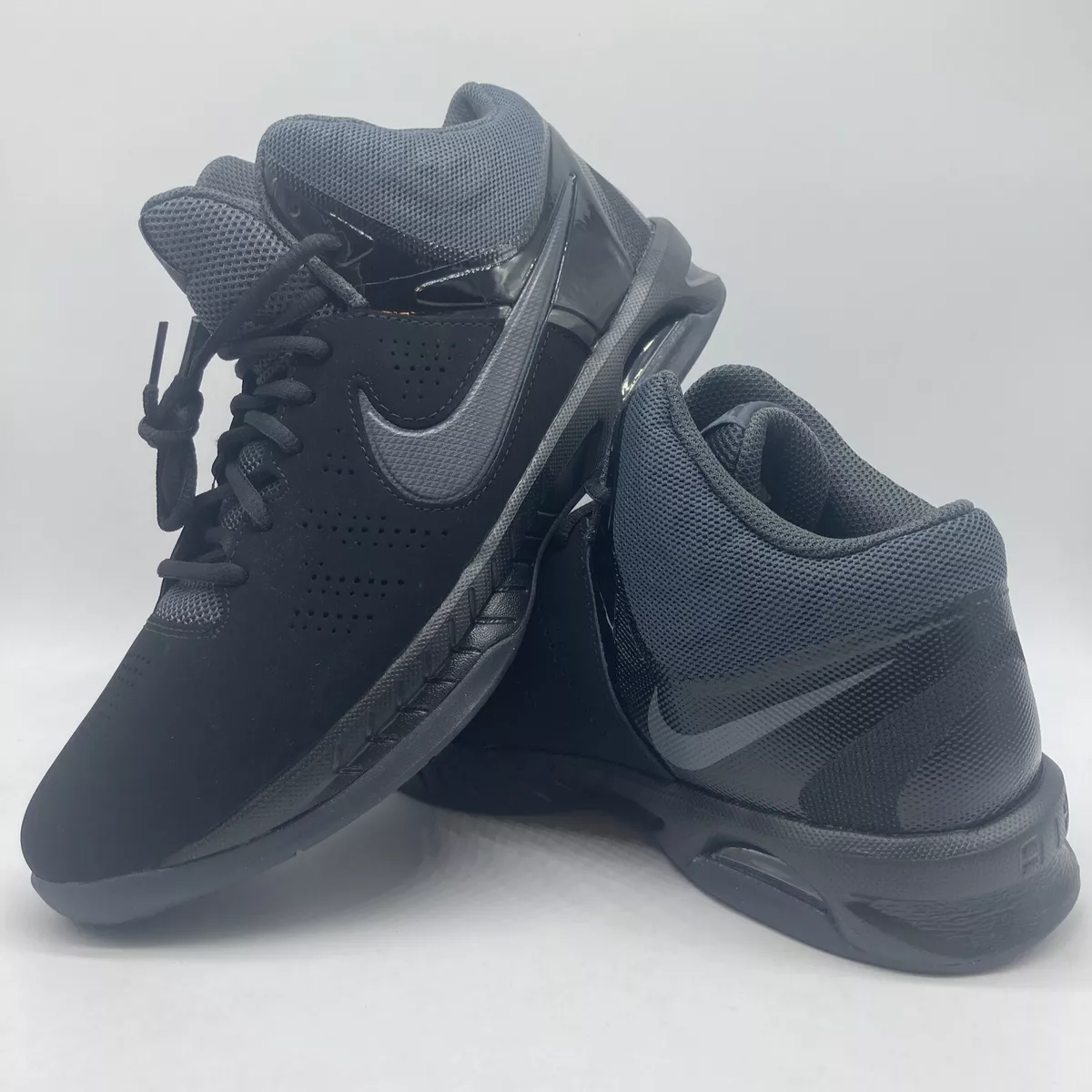 Zapatos de baloncesto para hombre talla 10.5 14 Nike Air Visi Pro 6 negros con cordones 749168 003