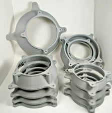 Various Sizes Fan Adapters Flow Converter PC Mod Custom Panel Hose Mount Flange