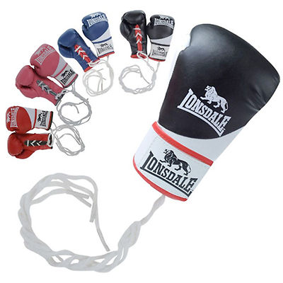 LONSDALE LONDON Mini Boxhandschuhe Anhänger Spiegel 1 Paar