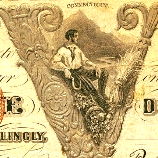 CT 5 WEST KILLINGLY Connecticut The Eastern Bank July 1852 CT363025