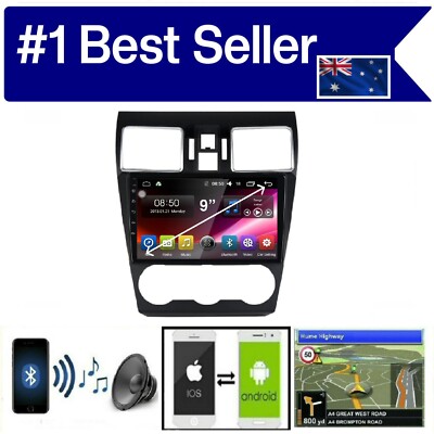 for SUBARU XV 2012-2015 GPS WIRELESS APPLE CARPLAY ANDROID AUTO ODB DAB TPMS DVR