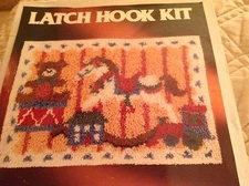 NEW ANTIQUE TOYS LATCH HOOK KIT NATIONAL YARN CRAFTS ALSO SPANISH - Made in USA