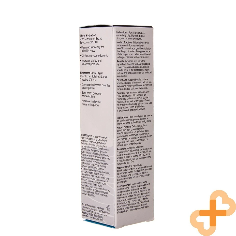 NEOSTRATA Clarify Sheer Hydration Moisturizing Emulsion SPF40 50 ml - Image 3 of 4