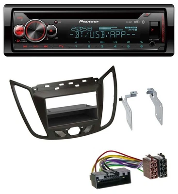 Pioneer MP3 DAB CD Bluetooth USB Autoradio für Ford C-Max / Kuga - dunkelbraun - Bild 1 von 4
