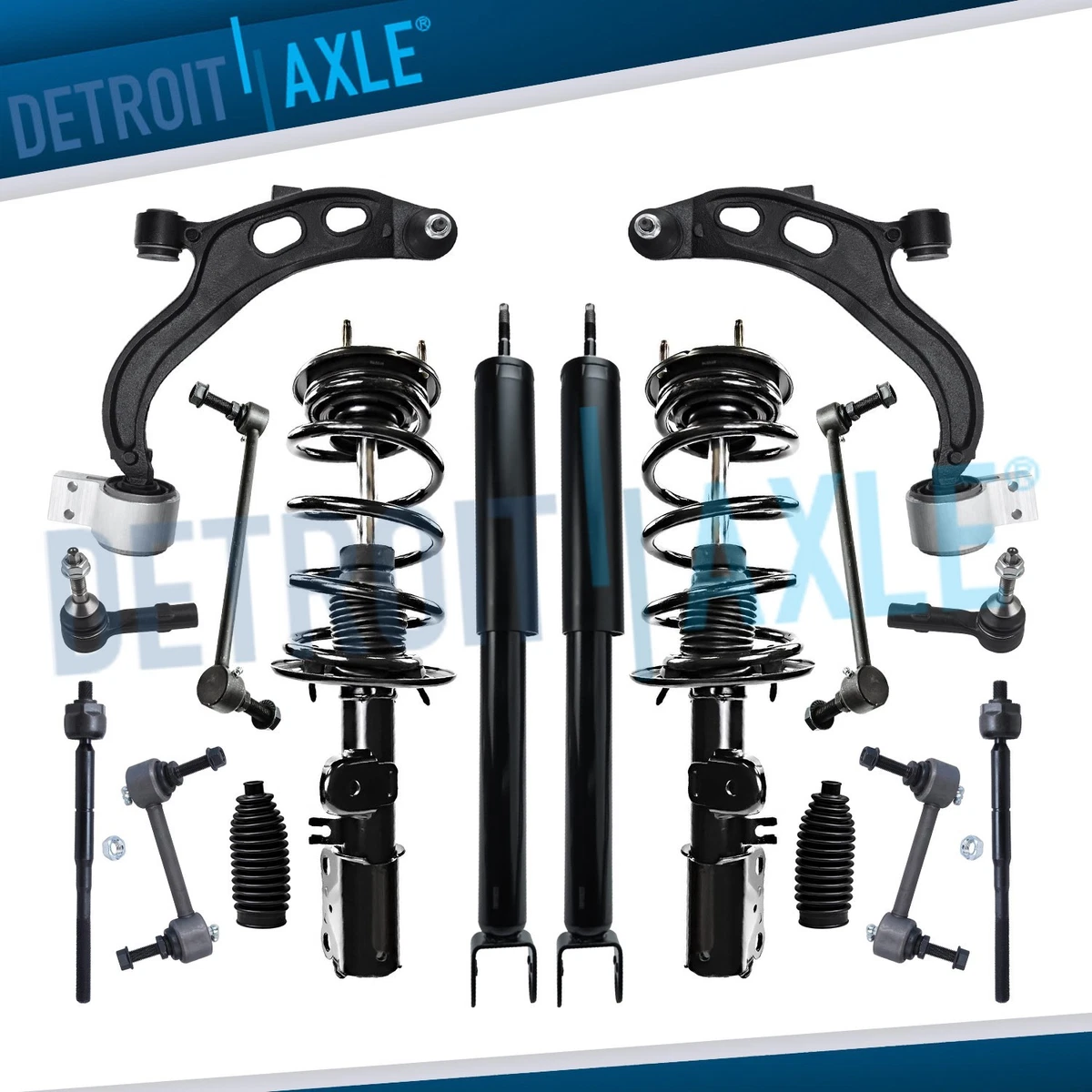 Rear Trailing Arm Set For 2010-2019 Ford Flex, Taurus & Lincoln MKS, MKT – Left & Right, Detroit Axle