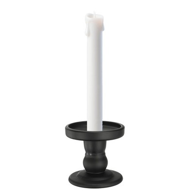 Glass Candle Holder 8.5cm for Matte Black Column Candles