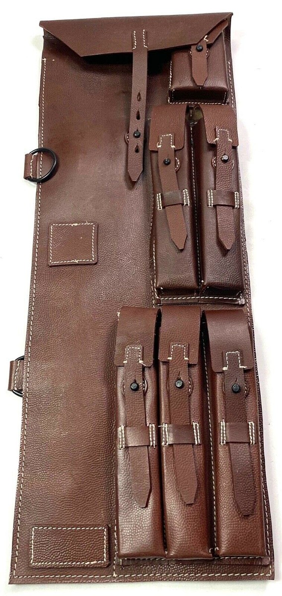 German WWII MP 40/MP40 SMG Carry Case, MP40 Schmeisser Leather