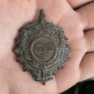 Patrons Of Husbandry Pin Badge Antique Original Victorian Organized 1867 P Of H