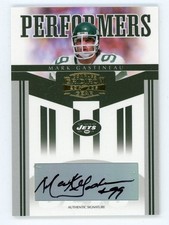 2006 Donruss Gridiron Gear MARK GASTINEAU New York Jets AUTO /35 Performers