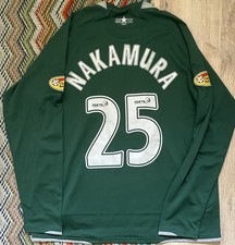 Celtic FC 2007/08 Long Sleeved Away Shirt . Shunsuke Nakamura