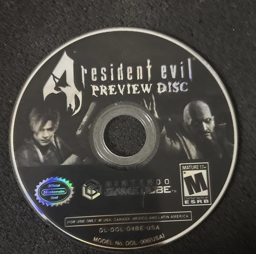 Resident Evil 4 - Preview Disc (Nintendo GameCube) Not For Resale Playable Demo