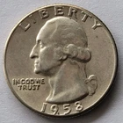 1958 Washington Quarter 90% Silver