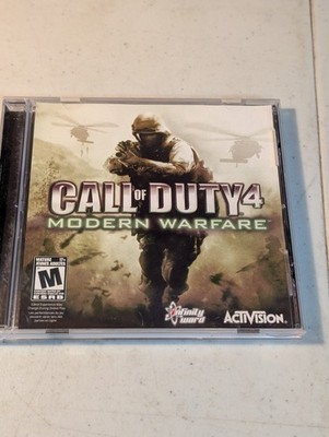 CALL OF DUTY 4 MODERN WARFARE PC DVD-ROM W/ KEY CODE ACTIVISION INFINTY WARD