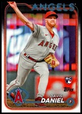 2024 Davis Daniel Rookie Topps Baseball Series Two RC #592 Angels