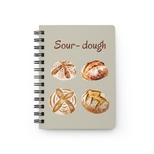 Sourdough Bread Journal  Spiral Bound Notebook