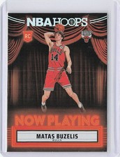 2024-25 NBA Hoops- Matas Buzelis-Now Playing #1 Holo (RC)