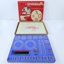 Vintage Kenner's New Spirograph No. 401 Geometric Drawing Game Toy NEAR COMPLETE