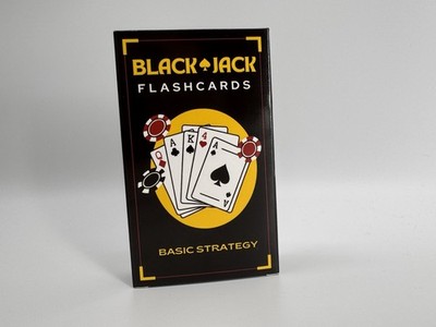 Blackjack Basic Strategy Flashcards for Beginners Casino Game Learning Cards