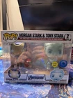 Funko Pop! Morgan and Tony Stark GITD PIAB Exclusive Marvel Avengers Endgame