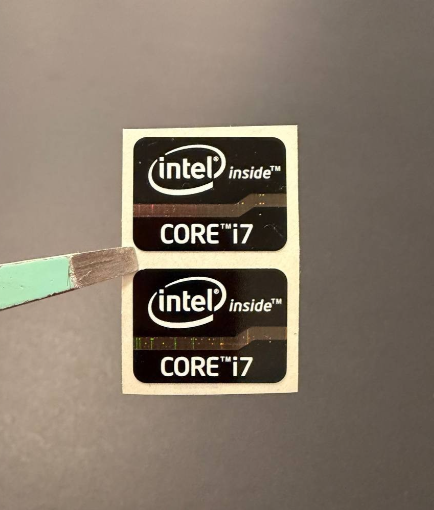 3rd Gen Sticker Windows 2 x Intel Inside Core i7 2nd/3rd Gen Sticker Label Decal 20.5mm x 15 ...