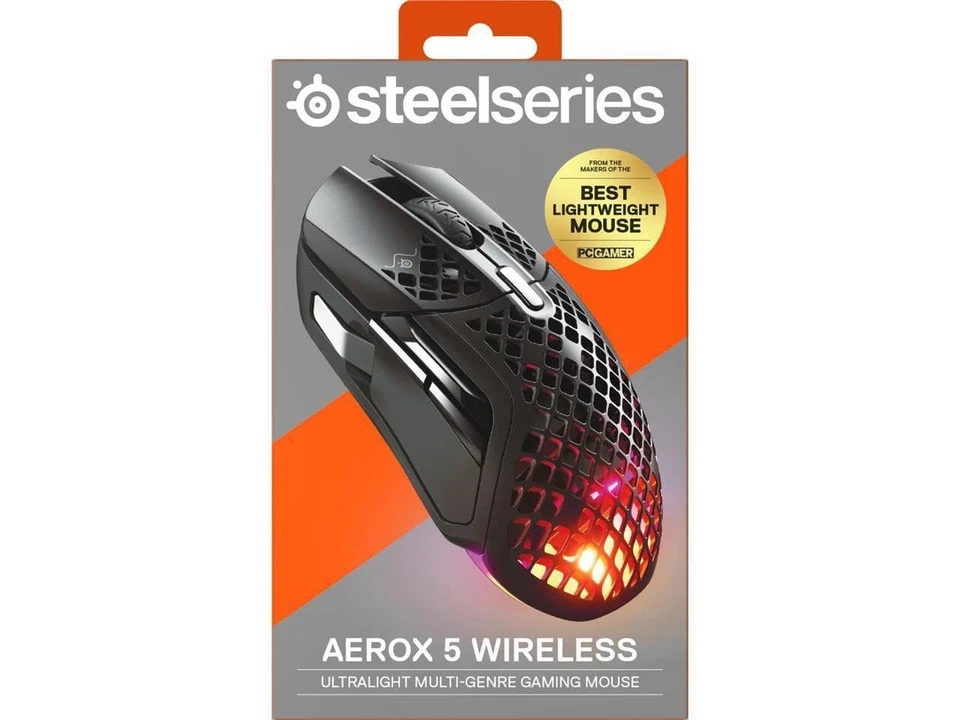 Aerox 5 Wireless - Holey RGB Gaming Mouse - Ultra-lightweight Water Resistant... - Image 4 of 4